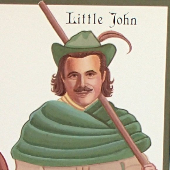 Robin Hood Maid Marian 12" Paper Doll Book Peck Aubry Collection 1994 USA Uncut - Picture 8 of 13